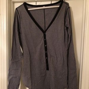 Lululemon Long-Sleeve Stripe Shirt- Size M